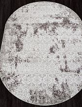Ковер SILVER-A F392 GRAY Овал
