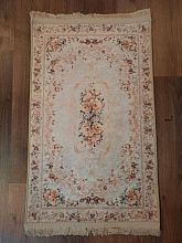 Ковер с цветами Decovilla 28003.101 Пудровый