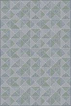 Тонкий ковер из вискозы и хлопка ROYAL PALACE 2020 R 17144 3777