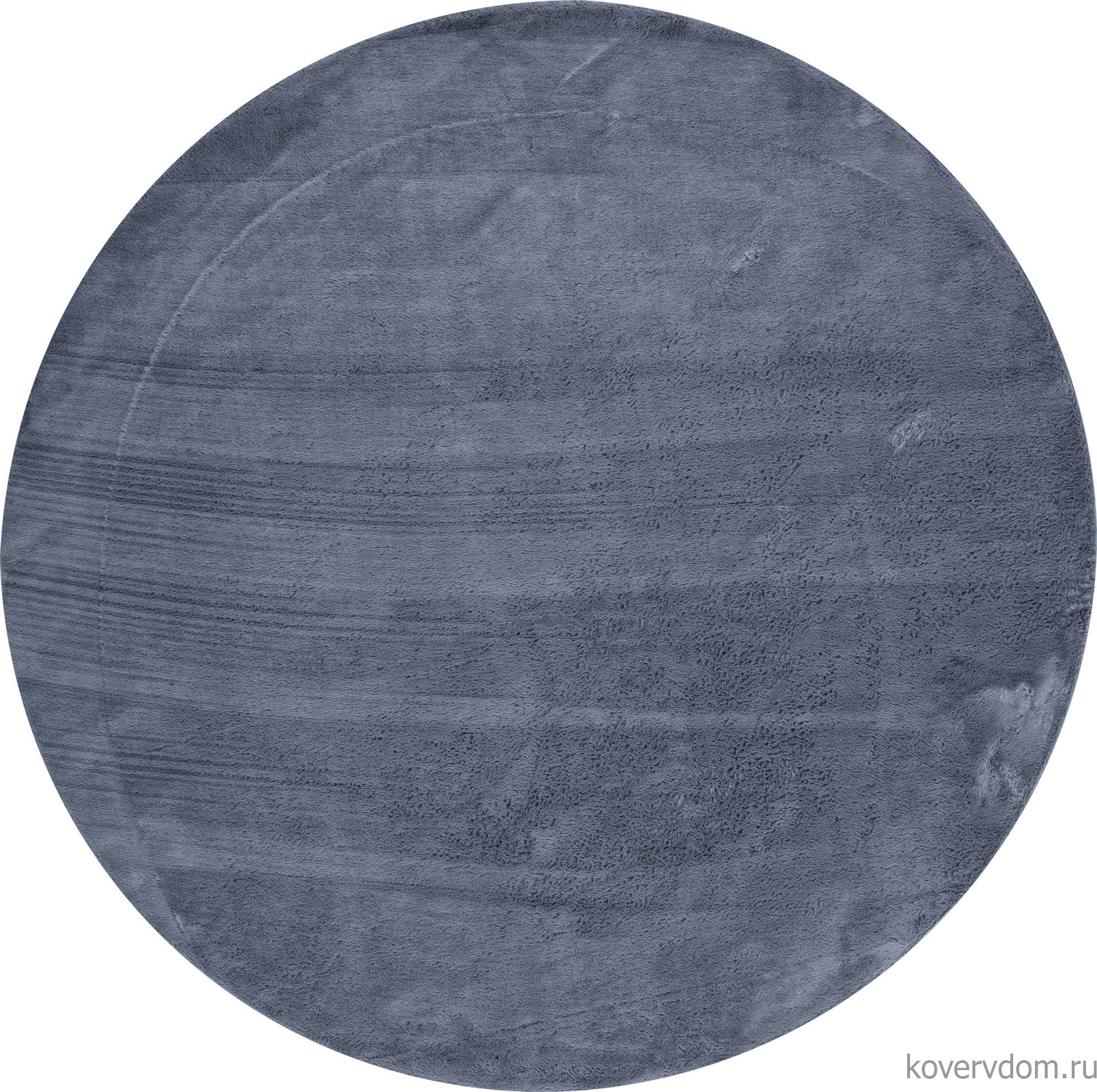 Ковер из искусственного меха RABBIT PX2000 GRAY Круг
