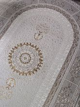 Овальный ковер ZARINA A053B LIGHT GREY SHRINK / LIGHT GREY SHRINK Овал