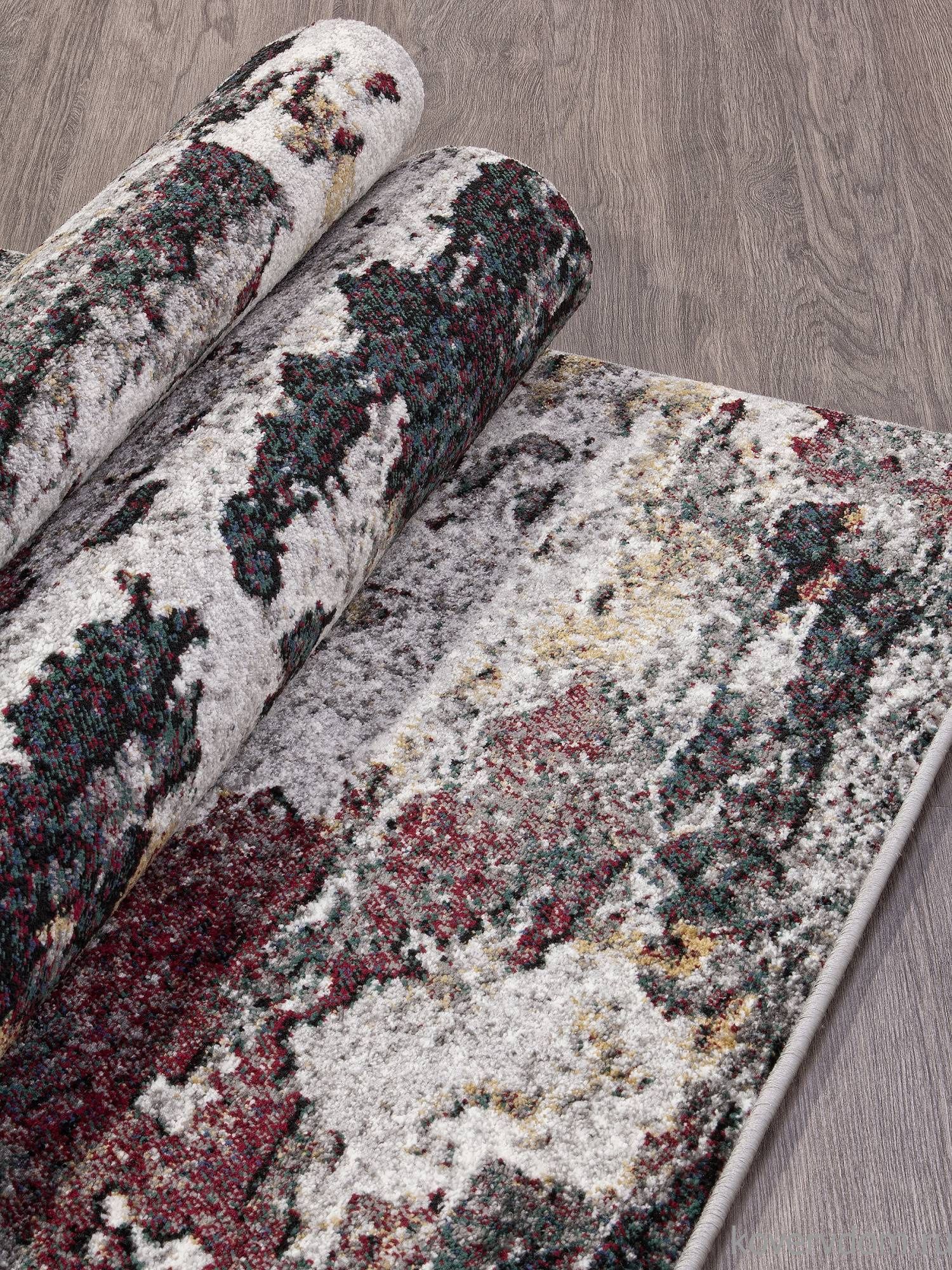 Ковер LONDON D824 GRAY-RED