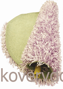 Ковер длинноворсовый Шегги TW black-white