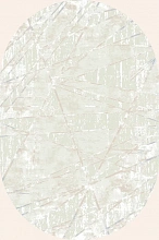 Овальный ковер обычный ворс Elegance 4945B D.Grey-D.Grey Овал