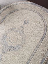 Овальный ковер из Турции Jasmine 30950U CREAM / CREAM Овал