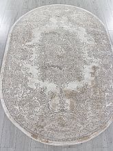 Ковер EFOR Carpet LUCCI P0047 WHITE / L.BEIGE Овал