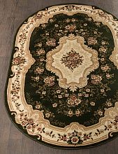 Ковер VALENCIA 2 D317 GREEN Овал