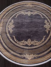 Ковер MILANO 21071Y D.GREY / L.YELLOW Круг