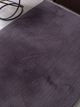 Однотонный ковровая Дорожка из искусственного меха RABBIT LUXE PX2001 GRAY