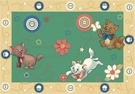 Ковер с котятами Котята на лужайке 07-40655