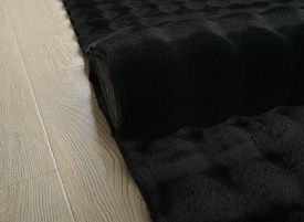 Ковер Шегги черный BUBBLE PREMIUM MS2000 BLACK