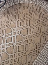 Овальный ковер обычный ворс PRAGA 06027A BEJ / BEJ Овал