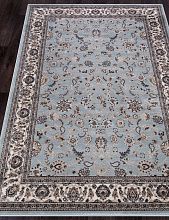 Круглый ковер VALENCIA DELUXE D251 L.BLUE-BROWN